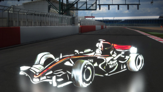 Illustration for article titled Formula 1 cars made entirely out of light